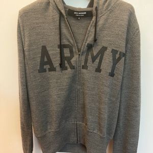 Junya Watanabe Grey Hoodie Sweater